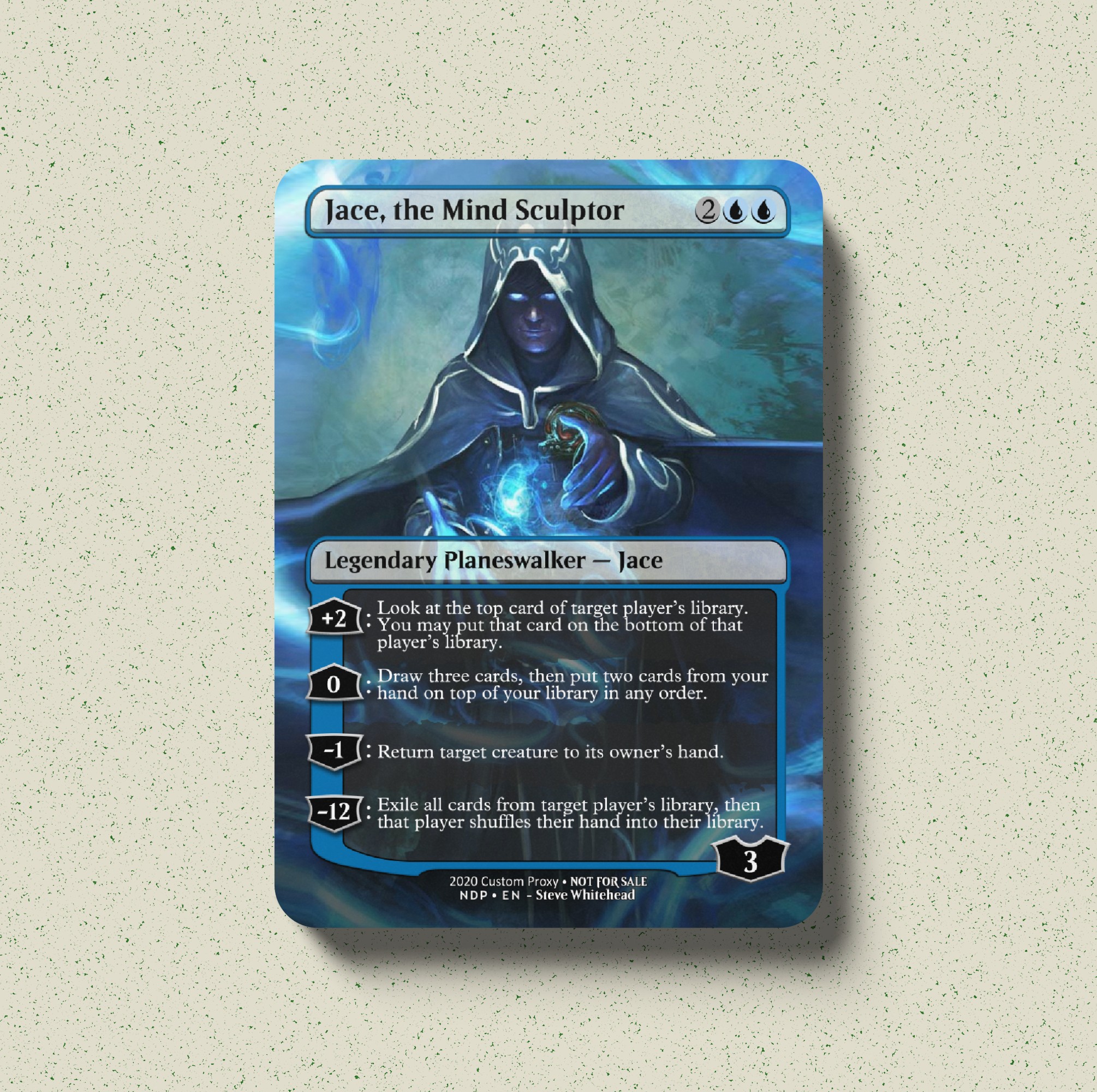 Details about   Jace the Mind Sculptor Trading Card GENERIC Custom Alternate Extended Art 